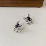 Fashion Big spider Shaped Earrings Punk Gothic Style insect Clip Ear Jewelry