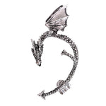 Vintage Gothic Dragon Ear Wrap – Punk Rock Clip Earrings