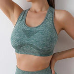 Push-Up Sports Bra - Quick-Dry Fitness Vest Top