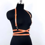 Gothic Handmade PU Leather Harness Belts