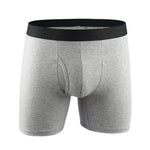 Long Cotton Breathable Boxer Shorts for Men