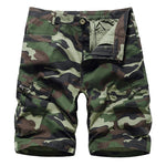 Multi-Pocket Casual Cargo Shorts Camouflage - Alt Style Clothing