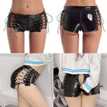 Faux Leather Shorts Hot Pants - Alt Style Clothing