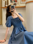 Vintage Gothic Ball Gown Party Dress with Butterfly Sleeves