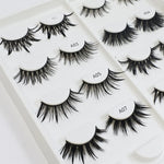 RED SIREN Wet Manga Lashes - Korean Makeup Fashion Long Thick Natural Fake Eyelashes