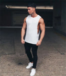 Tank Top Gym Fitness Workout Cotton Sleeveless Shirt