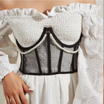 Underbust Decorative Corset Shaper Strap Slimming Waist Belt