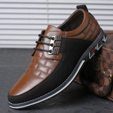 Classic Casual Men's Leather Shoes – Breathable and Stylish