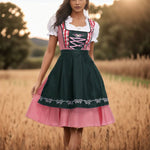 Traditional Bavarian Oktoberfest German Beer Wench Cosplay Costume