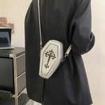 Gothic Coffin Shape Messenger Bag