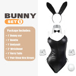 Sexy Cute Bunny Girl Faux Leather