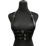 Gothic Synthetic Leather Straps Belt Chest Harness Cage