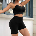 Seamless Women Yoga Set Workout Sportswear Gym Clothing