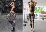 Alternative Women's Camo Fitness Pants - Activewear for Goths and Metalheads