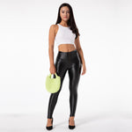 High-Waisted Leather Pants - Casual Style for a Fashionable and Comfortable Look - Alt Style Clothing