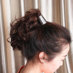 Metal Hair Cuff Ponytail Clip Tie Holder Hair Band Elastic Wrap - Alt Style Clothing