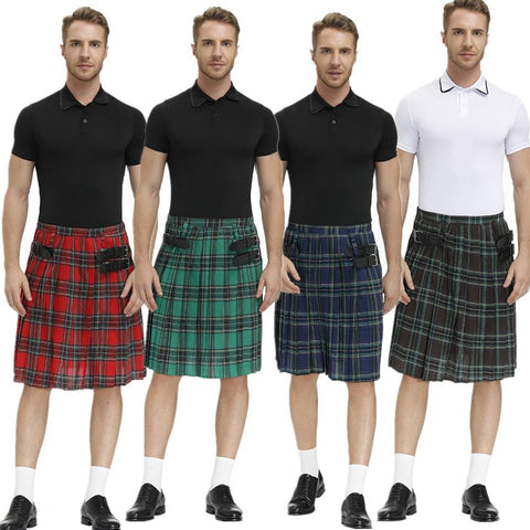 Men's Traditional Plaid Scotland Kilt