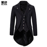 Gothic Victorian Tailcoat Jacket Steampunk Medieval Cosplay Costume - Alt Style Clothing