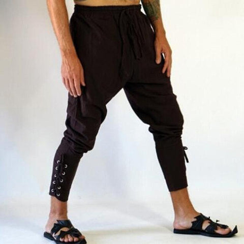 Men's Pirate Pants for Viking, Cosplay, Renaissance, Medieval or Gothic Costume