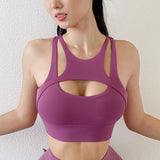 Sexy Women's Sports Bra Top Tight Elastic Gym Sport Yoga Crop Top - Alt Style Clothing