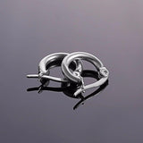 Rinhoo Big Huge Circle Hoop Earrings Stainless Steel Fashion - Alt Style Clothing