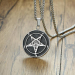 Inverted Baphomet Satanic Pentagram Sigil - Alt Style Clothing
