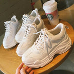 Step Up Your Style: New Chunky Lace-Up Sneakers for Women's Casual Alternative Fashion