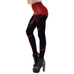 Vintage Steampunk Gothic Leggings for Women - New Skull Design with Ankle Length - Alt Style Clothing