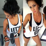 Ladies Comfy Sports Tank Top Hollow Cut Loose Gym - Alt Style Clothing