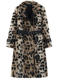 Fluffy Faux Fur Double Breasted Trench Coat for a Warm and Edgy Look - Alt Style Clothing