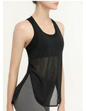 See Through Shirt Sports Top Black Running Vest - Alt Style Clothing