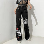 Cyber Cargo Pants for Gothic, Emo, and Alternative Style