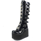 Step Up Your Alternative Fashion Game with Our Brand Designed Gothic Style Thick Platform Boots for Women - Alt Style Clothing