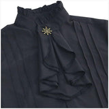 Get the Pirate Medieval Look with Ruffle Steampunk Gothic Shirts for Men - Alt Style Clothing
