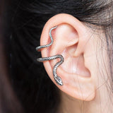 Gothic Snake Earing Clips Without Piercing Non Pierced Clip EarringsPiercing Jewelry