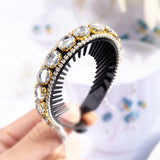 Elegant Luxury Rhinestone Tassel Ponytail Hair Claws - Alt Style Clothing