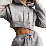 Women's 2 Piece Set Casual Sport Outfits Tracksuit With Hoodie - Breathable and Stylish - Alt Style Clothing
