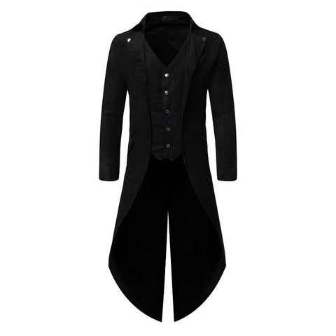 Steampunk Tailcoat Medieval Gothic Coat Jacket Renaissance Formal Tuxedo