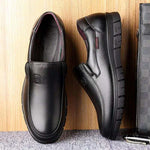 Genuine Leather Soft Anti-slip Rubber Loafers
