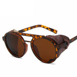 Embrace the Steampunk Aesthetic with Vintage Round Sunglasses