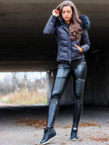 Insulated Eco-Leather Pants - Perfect for Punk Clothing Enthusiasts - Alt Style Clothing