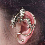 Dragon Ear Clip Personality Gothic Punk Rock Retro Dragon Ear Cuff Earring - Alt Style Clothing
