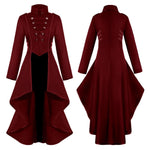 Medieval Victorian Costume Tuxedo Tailcoat Gothic Steampunk Trench Coat