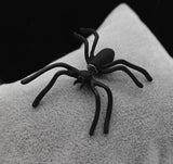 Creepy Black Spider Ear Stud Earrings - Alt Style Clothing