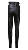 Sexy High-Waisted PU Leather Pencil Pants - Alt Style Clothing
