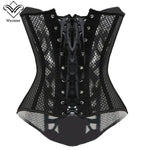 Slim Down and Sizzle Black Lace Corset and Hollow Out Design - Alt Style Clothing