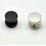 Barbell Punk Gothic Stainless Steel Ear Studs