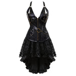 Gothic Steampunk Corsets With Skirt - Alt Style Clothing