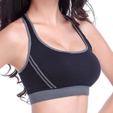 Front Zipper High Stretch Breathable Sports Bra Top
