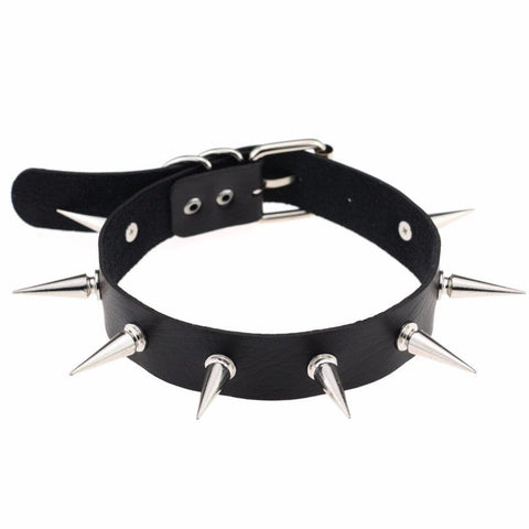 Spike Choker Punk Collar Necklace Gothic